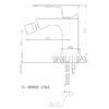Baterie bideu CasaBlanca LEVEL BLV6A alb-crom