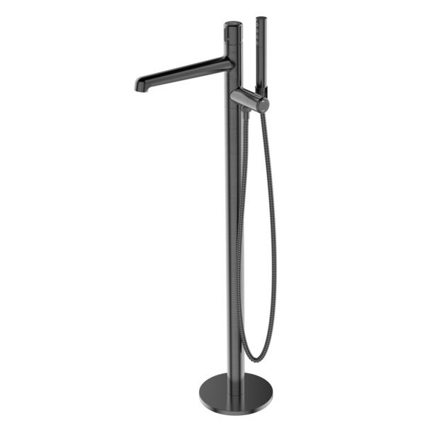 Baterie cadă freestanding Laveo PRETTO grafit