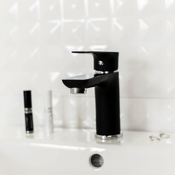 Baterie-lavoar-Casablanca-Level-negru-crom-BLV2N_4 Baterie lavoar CasaBlanca LEVEL BLV2N negru-crom