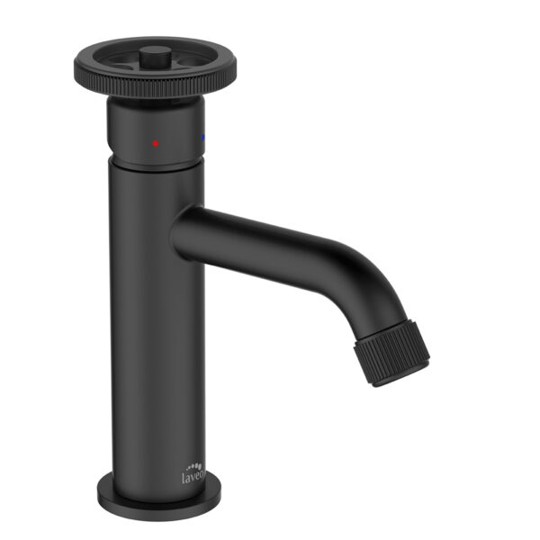 Baterie-lavoar-Laveo-Muro-negru-mat,-cu-ventil-click-clack_1 Baterie lavoar Laveo MURO negru mat, cu ventil click-clack
