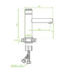 Baterie-lavoar-Laveo-Volumo,-crom-lucios,-cu-ventil-click-clack_2 Baterie lavoar Laveo VOLUMO, crom lucios, cu ventil click-clack