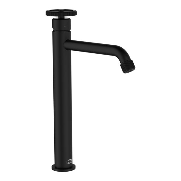 Baterie-lavoar-inalta-Laveo-Muro-negru-mat-cu-ventil-click-clack_1 Baterie lavoar înaltă Laveo MURO negru mat, cu ventil click-clack