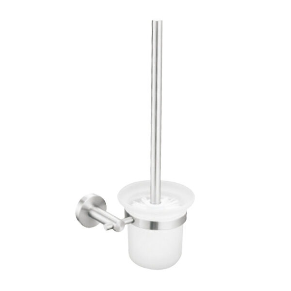 ALR24 Perie wc cu suport de perete, CasaBlanca Steel ALR24, INOX masiv, finisaj periat
