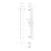 Rigola-dus-din-inox-cu-gratar-sticla-neagra-securizata-Techman-Glass-Black_3 Rigolă duș din INOX cu grătar sticlă neagră securizată Techman Glass Black 70 cm