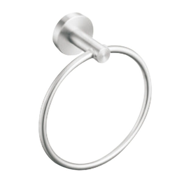 Suport prosop inelar CasaBlanca Steel ALR11, INOX masiv, finisaj inox periat