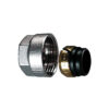 Set robinet radiator IVAR - tur termostatabil EK + cap termostatic + conector țeavă cupru 15