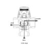 Ventil termostatic de amestec ESBE VTA322 3/4″ 35–60°C