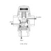 Ventil termostatic de amestec ESBE VTA572 11/4″ 20–55°C