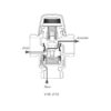 Ventil termostatic de amestec ESBE VTA572 1″ 30–70°C
