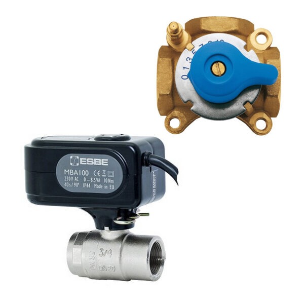 Robinet motorizabil cu bilă 2 căi 1″ FI-FE IVAR