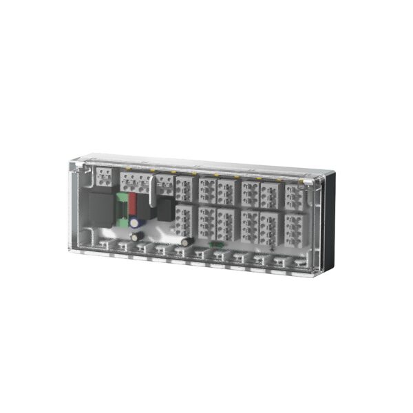 Pachet -Controler-6-zone-H-06Z Pachet automatizare încălzire în pardoseală - 5 zone cu fir, Termostate albe (fără WI-FI)