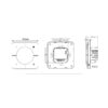 Pachet -Termostat-H-V1-dimensiuni Pachet automatizare încălzire în pardoseală - 5 zone cu fir, Termostate albe (fără WI-FI)