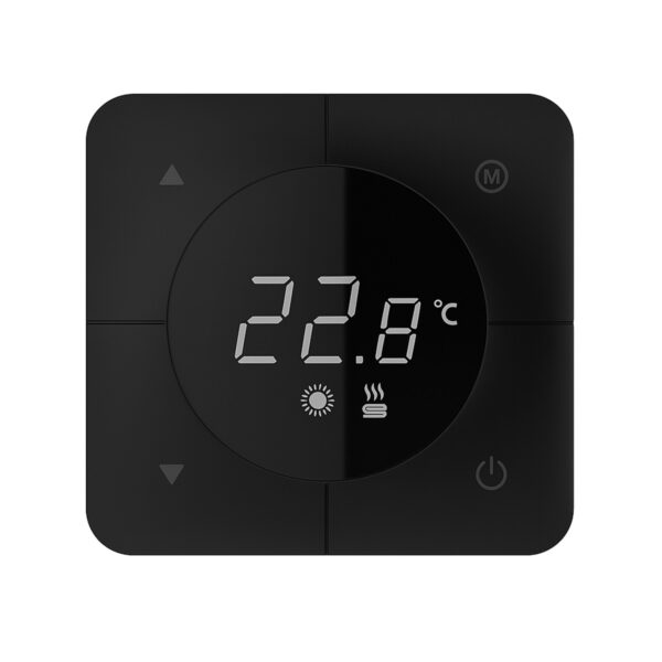 Termostat-H-V1-negru Termostat cameră digital cu fir H-V1 negru