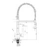 Baterie-bucatarie-Ares-crom-6 Baterie bucătărie cu pipă flexibilă cu arc CasaBlanca Ares crom