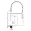 Baterie-bucatarie-Ares-negru-mat-2 Baterie bucătărie cu pipă flexibilă cu arc CasaBlanca Ares negru mat