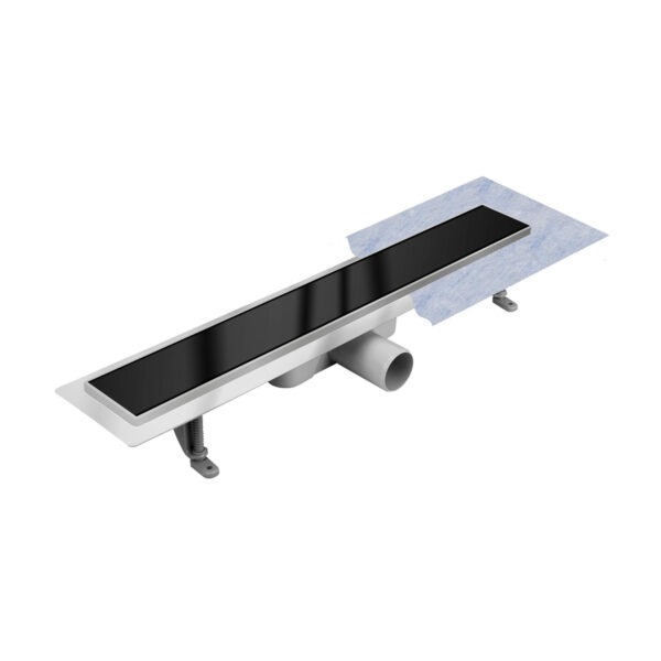 Rigolă duș din INOX cu grătar faianțabil Techman DUO 100 cm