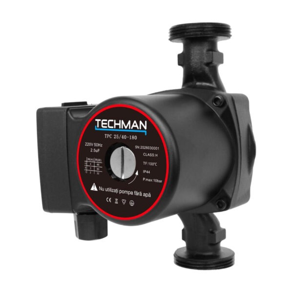 1.-Pompa-Techman-25-4-180 Pompă de circulație Techman 25/4-180